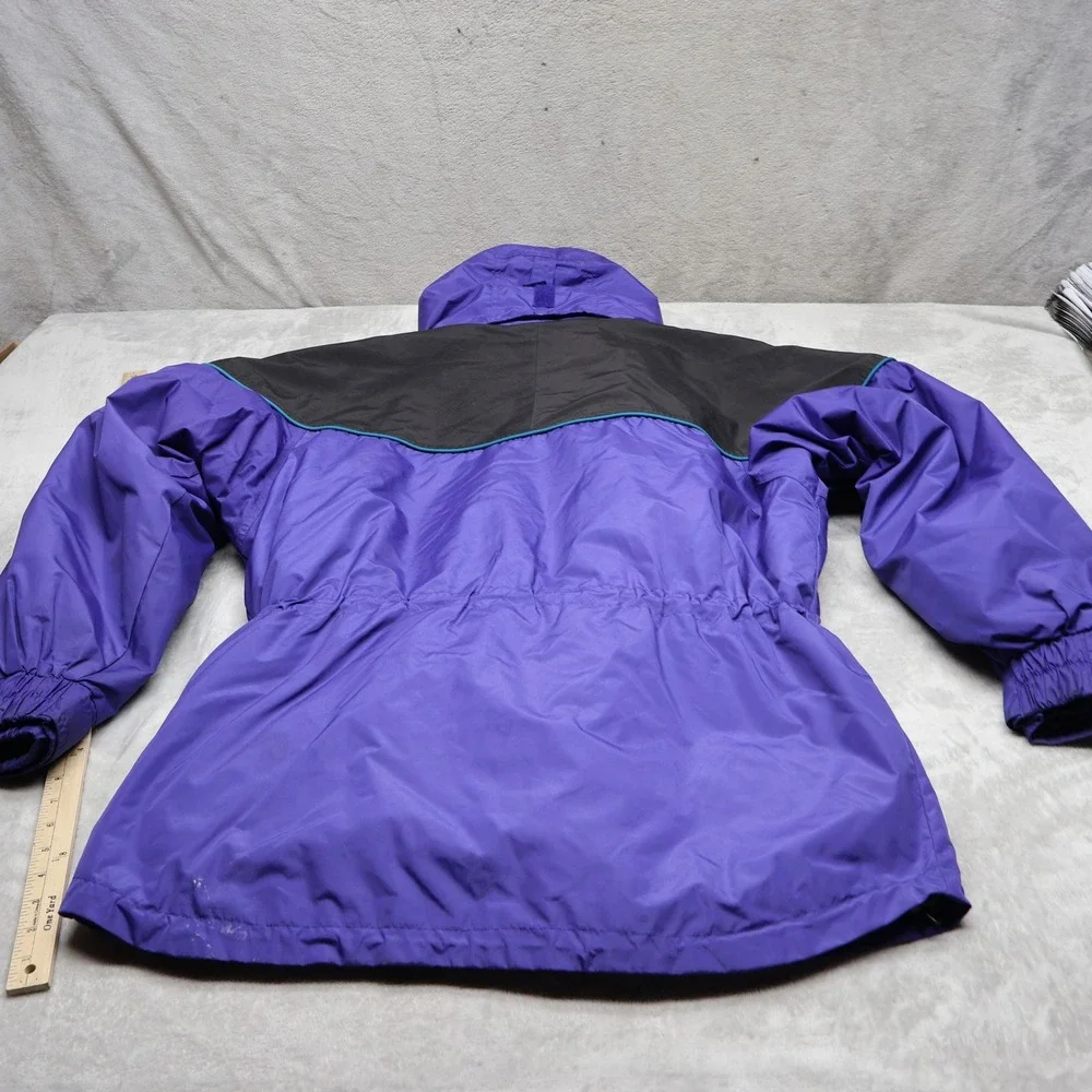 Columbia Jacket Womens Large Purple Insulated Ski Snow Removable Liner 3in1 VTG